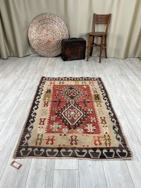 El Dokumasi Halı Kilim Yolluk Paspas Ölçü 162X106 Cm