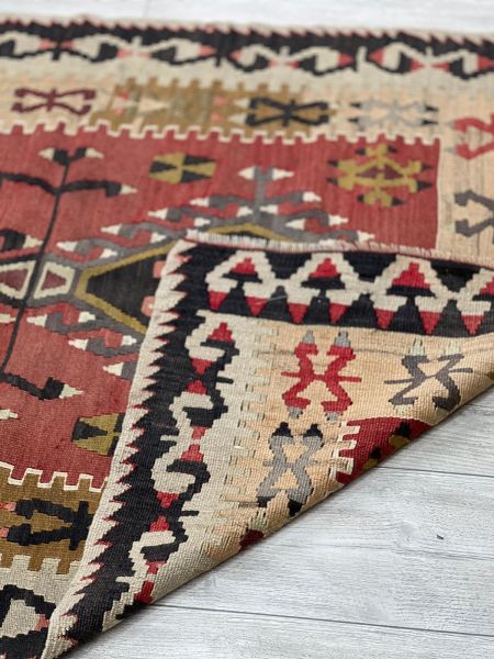 El Dokumasi Halı Kilim Yolluk Paspas Ölçü 162X106 Cm