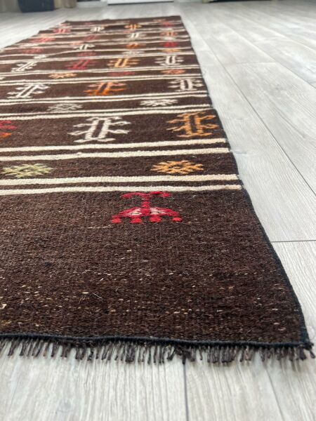 El Dokumasi Halı Kilim Yolluk Paspas Ölçü 284X91 Cm