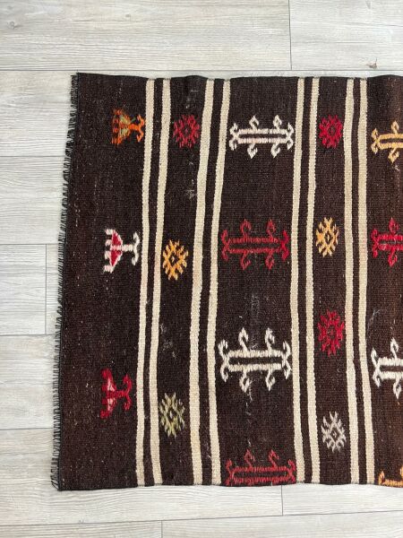 El Dokumasi Halı Kilim Yolluk Paspas Ölçü 275X90 Cm