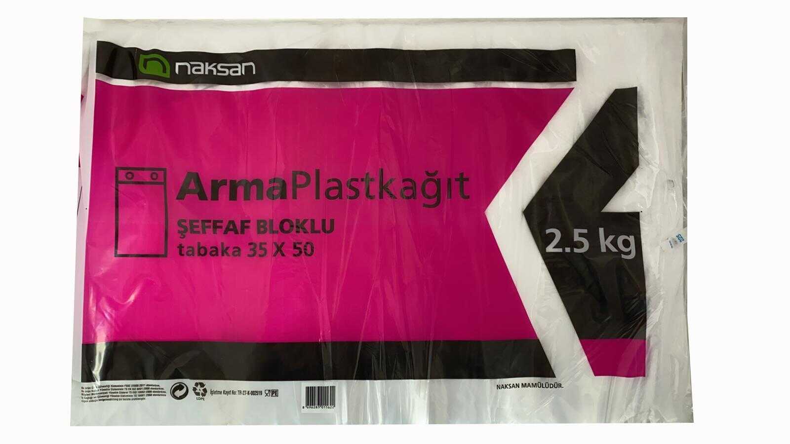 Plast kağıt 35X50 Cm 2,5 Kg 1 Paket Naksan