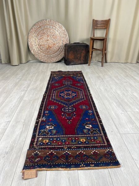 El Dokumasi Halı Kilim Yolluk Paspas Ölçü 215X62 Cm