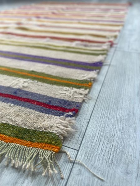 El Dokumasi Halı Kilim Yolluk Paspas Ölçü 260X148 Cm