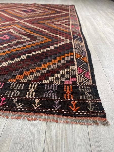 El Dokumasi Halı Kilim Yolluk Paspas Ölçü 285X178 Cm