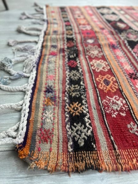 El Dokumasi Halı Kilim Yolluk Paspas Ölçü 207X145 Cm