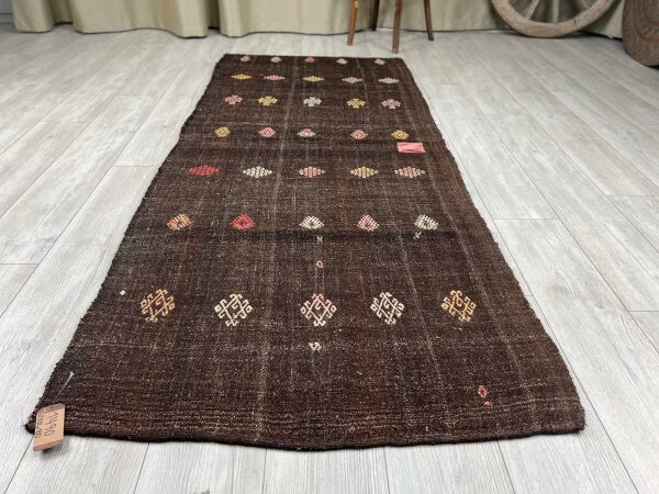 El Dokumasi Halı Kilim Yolluk Paspas Ölçü 237X100 Cm