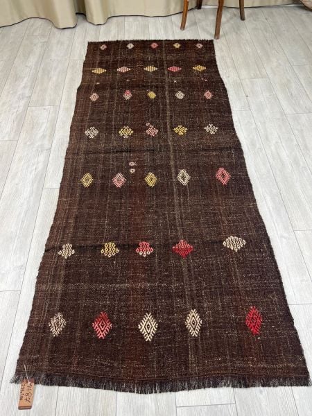 El Dokumasi Halı Kilim Yolluk Paspas Ölçü 234X100 Cm