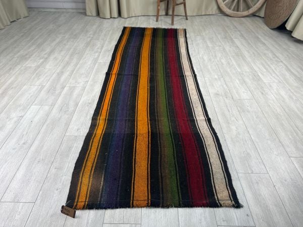 El Dokumasi Halı Kilim Yolluk Paspas Ölçü 292X98 Cm