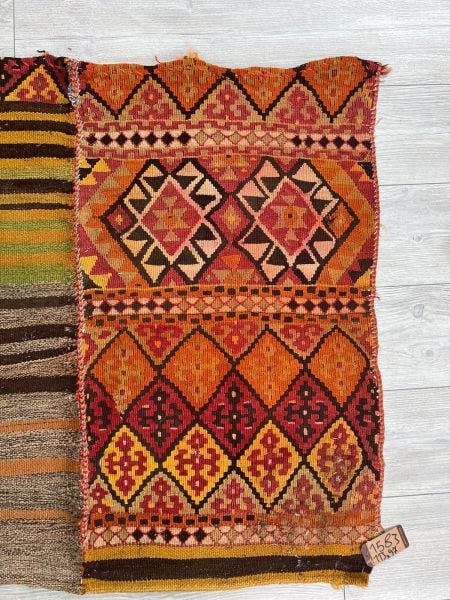 El Dokumasi Halı Kilim Yolluk Paspas Ölçü 113X97 Cm