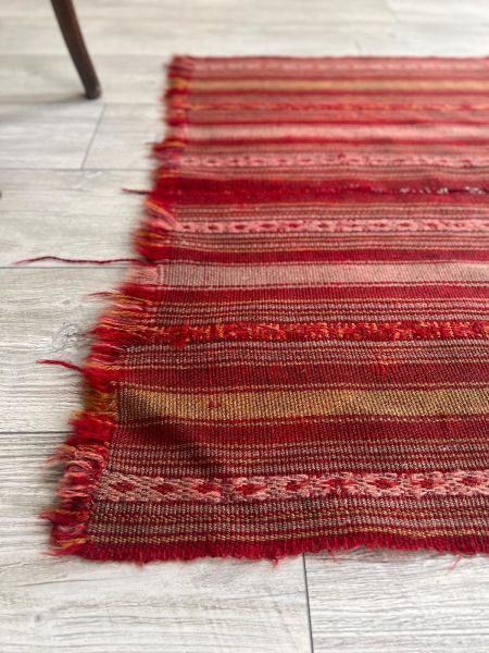 El Dokumasi Halı Kilim Yolluk Paspas Ölçü 225X88 Cm