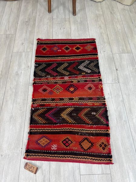 El Dokumasi Halı Kilim Yolluk Paspas Ölçü 115X59 Cm