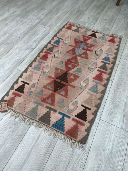 El Dokumasi Halı Kilim Yolluk Paspas Ölçü 116X67 Cm