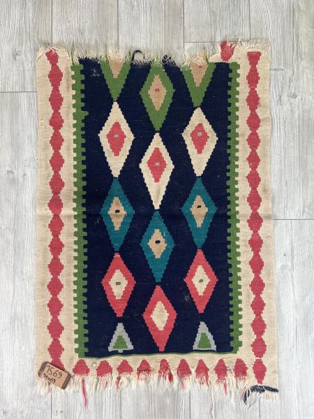 El Dokumasi Halı Kilim Yolluk Paspas Ölçü 96X69 Cm