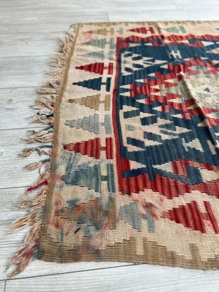 El Dokumasi Halı Kilim Yolluk Paspas Ölçü 167X107 Cm