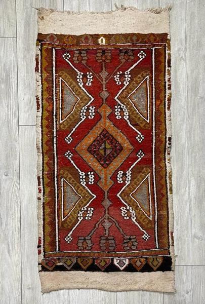 İran El Dokuma Sumak Kilim Aoa Ölçü 113X56Cm