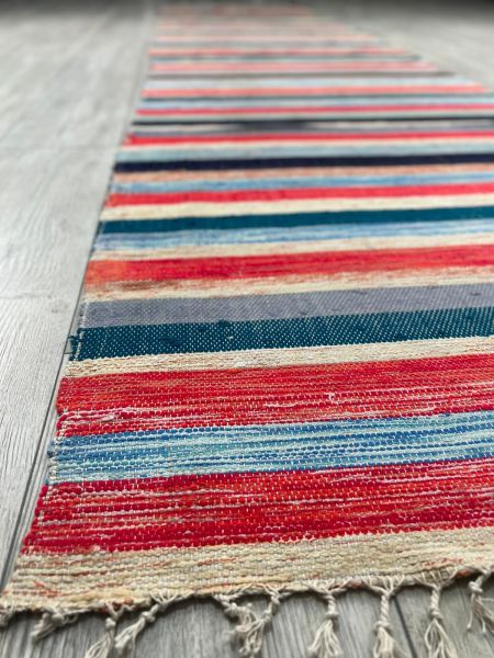 El Dokumasi Halı Kilim Yolluk Paspas Ölçü 329X80 Cm