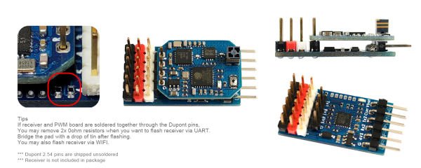 CRSF to PWM Converter CRSF-PWM-6