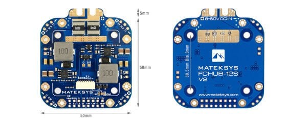 FCHUB-12S V2 w/ Curr440A, 5V & 12V