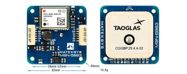 GNSS & COMPASS M9N-5883