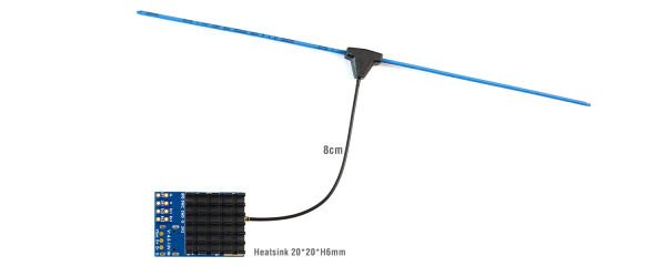 MATEKSYS mLRS MAVLink 900MHz Receiver, mR900-30