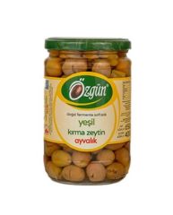 Ayvalık Yeşil Kırma Zeytin 650 gr Cam Kavanoz