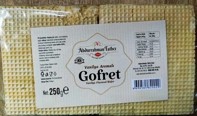 Abdurrahman Tatlıcı Tadıbu Gofret