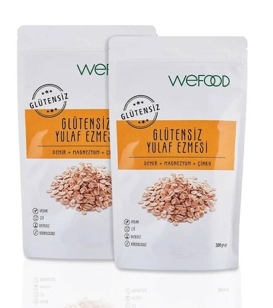 Wefood Glütensiz Yulaf Ezmesi 300 gr 2'li