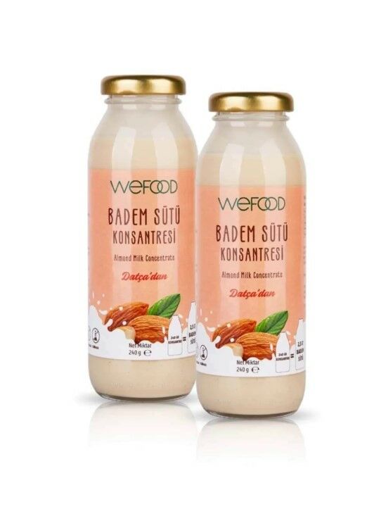 Wefood Badem Sütü Konsantresi Badem 240 gr 2'li