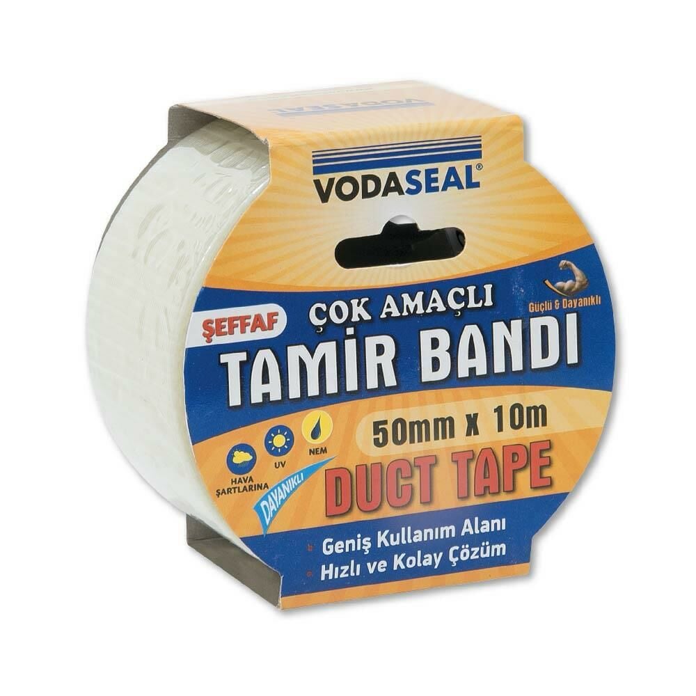 Vodaseal Tamir Bandı - ŞEFFAF - 50 mm x 10 metre