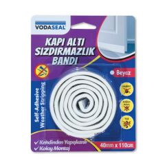 Vodaseal Kapı Altı Sızdırmazlık Bandı 40 mm x 1,1 metre BEYAZ