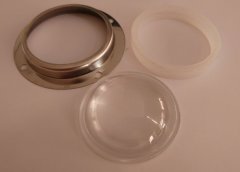 Cob Led Lensi 10CM 45 Derece (Vidalanır)
