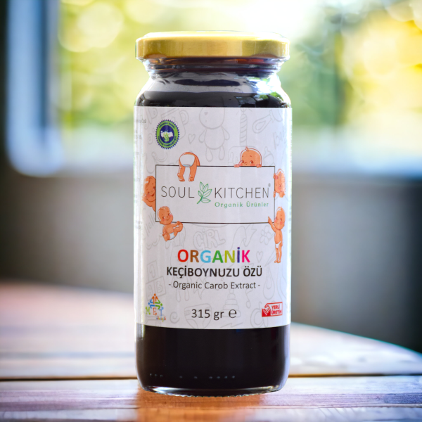 Organik Keçiboynuzu Özü 315gr (Soğuk Sıkım) (Şeker İlavesiz)