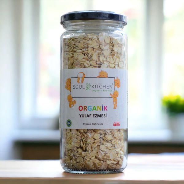 Organik Yulaf Ezmesi cam 200gr