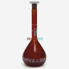 Balon Joje, Amber, Cam,Class A, PP Kapaklı, Grup Sertifikalı Beyaz Skala, 100 ml - NS 12/21Şilif