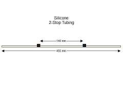 2-stop Silicone Black-Black Pump Tubing