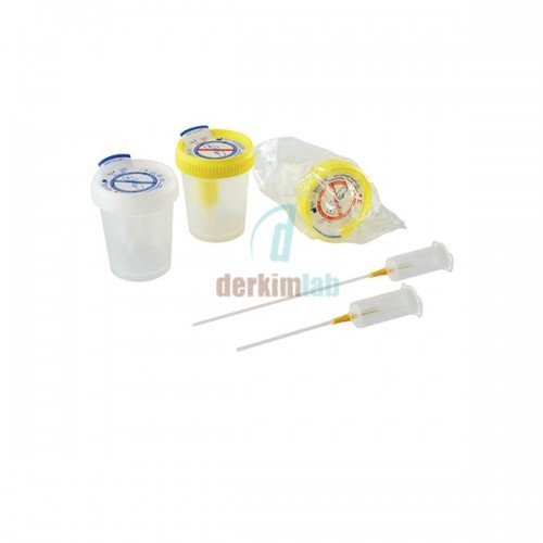 Vakumlu İdrar Tüpü için Holder + Pipet, 16 Cm