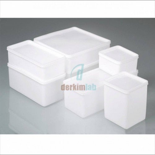 All-purpose box square, PE, 1000ml, L:103mm, w/cap