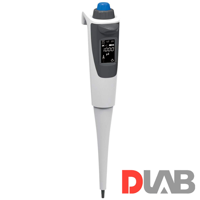 DLAB dPette⁺ Çok İşlevli Elektronik Otomatik Pipet (30-300 µL)