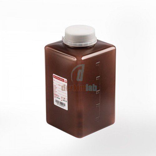 Su Numune Şişesi, PP Amber, 500 ml, Sodyum Tiyosülfatlı, 1 Ad.