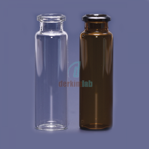 Isolab Vial, Head Space, N20 - 22,5x46,0 mm - 10 ml, Şeffaf 100 Adet / Paket