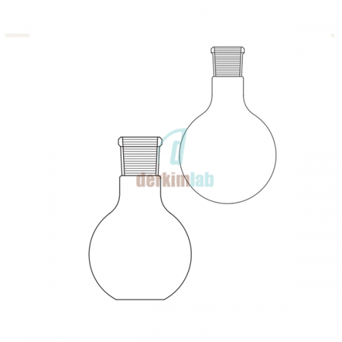 Tek boyunlu balon, DY 500 ml Hacim, NS : 14.5/23