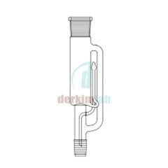 Soxhlet Ekstraktörü,  Musluksuz Erkek  NS :  29/32, Dişi  NS :  45/40, 100 ml Hacim