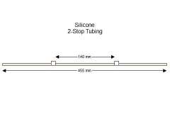 2-stop Silicone White/White Pump Tubing