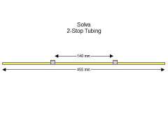 2-stop Solva Grey-Grey Pump Tubing