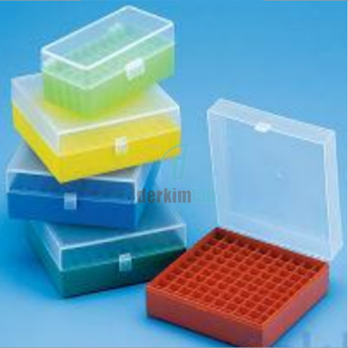Rack, PP, CRYOCHILL™, (1-1,8 ml Cryo/1,5-2 ml mikro tüp için), 100 Delikli, Mavi