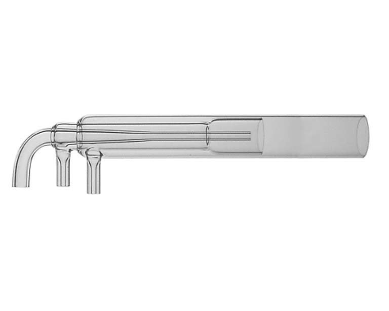 Axial Torch, 2.3mm Inj. 1 Pc. Hi Solids, 90° Bend, Ext Body