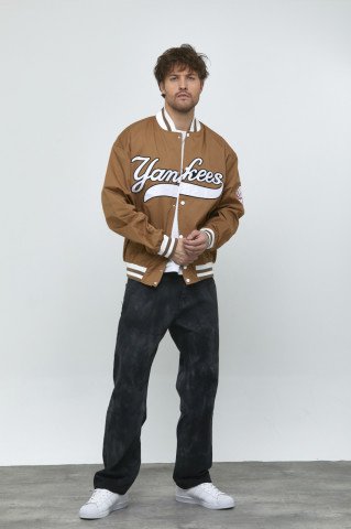 Oversize Kolej Ceket - Yankees | Camel