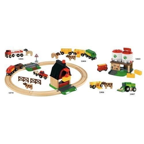 BRIO WORLD  ÇİFTLİK TREN YOLU SETİ