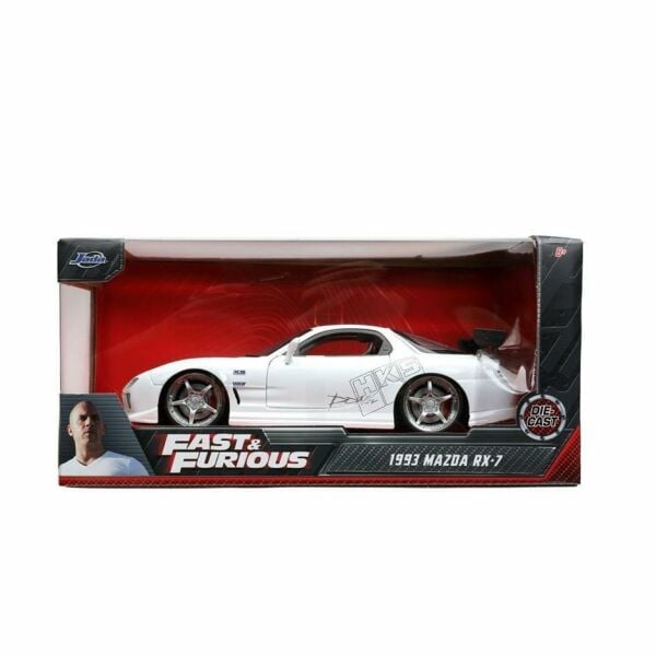 HIZLI VE ÖFKELİ FAST&FURIOUS METAL DİECAST 1993 MAZDA RX-7 1:24