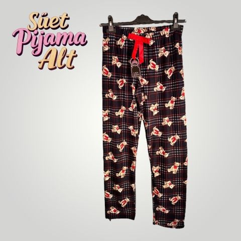 Süet Kadın Pijama Altı